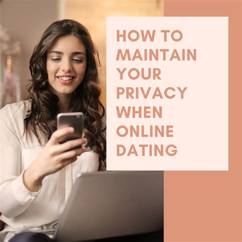 online dating privacy